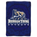 Brigham Young Cougars College "Tie Dye" 60" x 80" Super Plush Throw