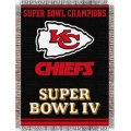 Kansas City Chiefs NFL "Commemorative" 48" x 60" Tapestry Throw