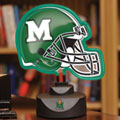 Marshall NCAA College Neon Helmet Table Lamp