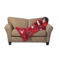 Kansas City Chiefs NFL Juvenile Fleece Comfy Throw