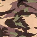 Flying Tigers Straight Valance - Green Camoflauge