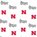 Nebraska Huskers Crib Bumpers - White