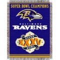 Baltimore Ravens NFL "Commemorative" 48" x 60" Tapestry Throw
