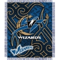 Washington Wizards NBA 48" x 60" Triple Woven Jacquard Throw