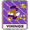 Minnesota Vikings NFL Baby 36" x 46" Triple Woven Jacquard Throw