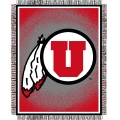Utah Utes NCAA College "Focus" 48" x 60" Triple Woven Jacquard Throw