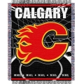 Calgary Flames NHL 48" x 60" Triple Woven Jacquard Throw