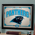 Carolina Panthers NFL Framed Glass Mirror