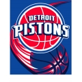 Detroit Pistons  NBA 50" x 60" Super Plush Throw
