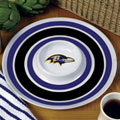 Baltimore Ravens NFL 14" Round Melamine Chip and Dip Bowl