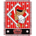 Cincinnati Reds MLB Baby 36"x 46" Triple Woven Jacquard Throw