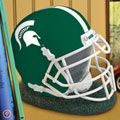 Michigan State Spartans NCAA College Helmet Bank