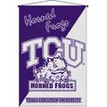 Texas Christian Horned Frogs 29" x 45" Deluxe Wallhanging