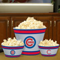 Chicago Cubs MLB Melamine 3 Bowl Serving Set