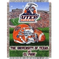 Texas El Paso Miners NCAA College "Home Field Advantage" 48"x 60" Tapestry Throw