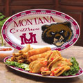 Montana Grizzlies NCAA College 12" Ceramic Oval Platter