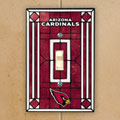 Arizona Cardinals NFL Art Glass Single Light Switch Plate Cover