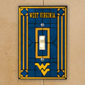 West Virginia Mountaineers NCAA College Art Glass Single Light Switch Plate Cover