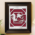 South Carolina Gamecocks NCAA College Laser Cut Framed Logo Wall Art