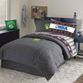 Seattle SuperSonics Team Denim Twin Comforter / Sheet Set
