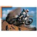 Motorcross - Contemporary mount print with beveled edge