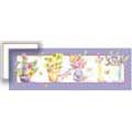 Lavender Flutterby - Contemporary mount print with beveled edge