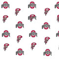 Ohio State Buckeyes Fitted Crib Sheet - White