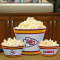 Kansas City Chiefs NFL Melamine 3 Bowl Serving Set