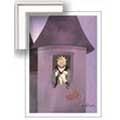 The Princess - Contemporary mount print with beveled edge