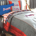 Atlanta Braves MLB Authentic Team Jersey Queen Bedding Set