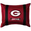 Georgia Bulldogs Side Lines Pillow Sham