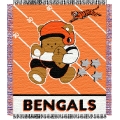 Cincinnati Bengals NFL Baby 36" x 46" Triple Woven Jacquard Throw