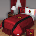 Louisville Cardinals Side Lines Comforter / Sheet Set