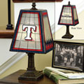 Texas Rangers MLB Art Glass Table Lamp