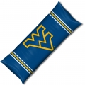 West Virginia Mountaineers NCAA College 19" x 54" Body Pillow