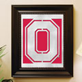 Ohio State OSU Buckeyes NCAA College Laser Cut Framed Logo Wall Art