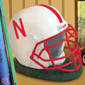 Nebraska Huskers NCAA College Helmet Bank