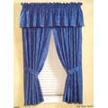 Blue Tie Dye 82" x 84" Window Drape