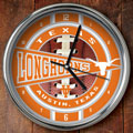 Texas Longhorns NCAA College 12" Chrome Wall Clock