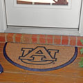 Auburn Tigers NCAA College Half Moon Outdoor Door Mat