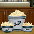 Philadelphia Eagles NFL Melamine 3 Bowl Serving Set