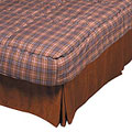 Derby Tailored Bed Skirt - Faux Suede