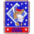 Chicago Cubs MLB Baby 36"x 46" Triple Woven Jacquard Throw