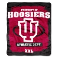 Indiana Hoosiers College "Property of" 50" x 60" Micro Raschel Throw