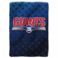 New York Giants NFL "Diamond Plate" 60' x 80" Raschel Throw