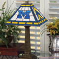 Michigan Wolverines NCAA College Stained Glass Mission Style Table Lamp