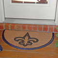 New Orleans Saints NFL Half Moon Outdoor Door Mat