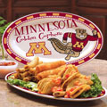 Minnesota Golden Gophers NCAA College 12" Ceramic Oval Platter