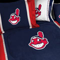 Cleveland Indians MLB Microsuede Comforter / Sheet Set