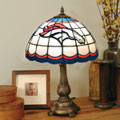 Denver Broncos NFL Stained Glass Tiffany Table Lamp
